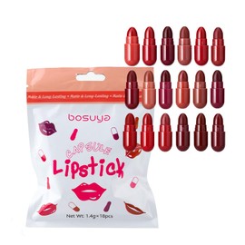 18 Colors Matte Lipstick Set - Mini Capsule Long Lasting Velvet Makeup Kit