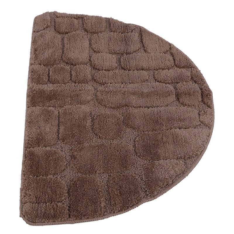 Half Round Shape Super Absorbs Non Slip Floor Mat for