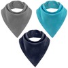 Adult Absorbent Drool Bandana Bibs, Large Soft Bibs Set for