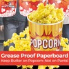 Leakproof, Super Durable 32oz Disposable Popcorn Bucket Tubs 50 Pack.