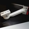 Rosebe Security Camera Housing Bracket Pole, Cylindrical, Square Column, Stainless