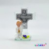 Cruz de Cristal Recuerdo Comunión Niño – Pack 12 pcs