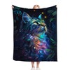 Fantasy Cat Throw - Soft, Warm & Cozy Fleece Blanket