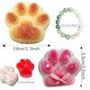 5PCS Handmade Taba Squishy Cat Paw Toys –Soft Jelly Kitty