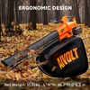 AIVOLT Cordless Leaf Blower Vacuum Mulcher 3-in-1 Leaf Vacuum with