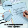 Koogel 5-Color Loose Leaf Paper, 500 Sheets Wide Ruled, 8