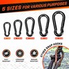PAMAZY 12Pcs 2In Spring Snap Hooks, Utility Hook Clip, Heavy