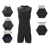 Men's Cycling Skinsuit Gel Padded One Piece Trisuit Bike Top