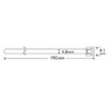 CREW'S (クルーズ) 結束バンド 100本入 19cm #8387