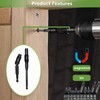 2 Pcs Magnetic Pivot Drill Bit Holder, 1/4 "Multi Angle