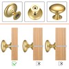 Bateya 12PCS Round Cabinet Knobs Mushroom Shape Pull Handle with