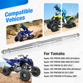 Rear Wheel Axle Shaft & Nuts for Yamaha Raptor 700 700R 2006-2025