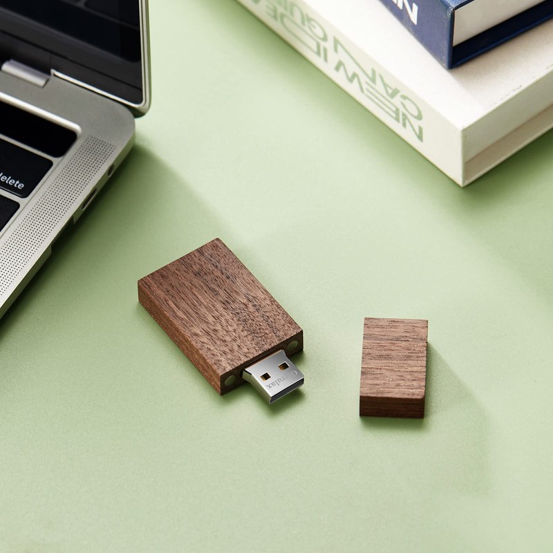 GARRULAX USB Flash Drive, 32 GB Wooden USB 2.0 High