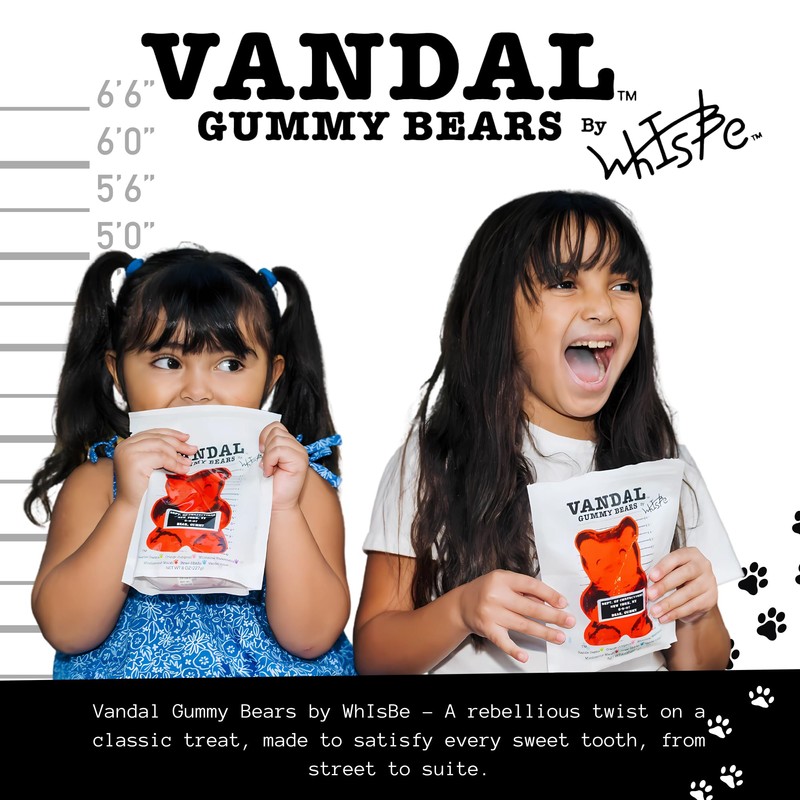 Vandal Gummy Bears by WhIsBe – Gluten-Free, Bold Art-Inspired Candy