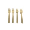 TXV Mart Wooden Disposable Forks, 100pcs, 6in Biodegradable Fork, Compostable