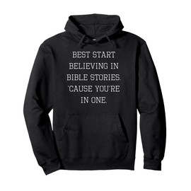 Funny Christian Biblical End Times Rapture Jesus Story Joke Pullover Hoodie