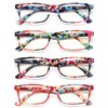 YTDBNS Reading Glasses for Women, Stylish Blue Light Blocking Readers,