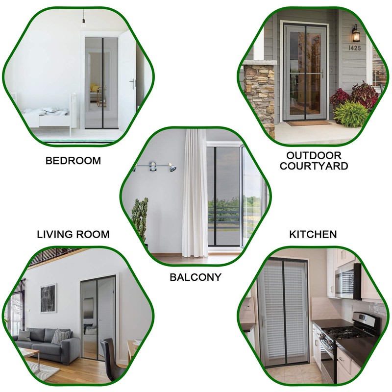Magnetic Fly Screen Door