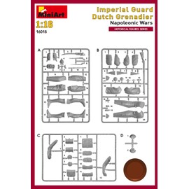 MiniArt 1:16 Scale Imperial Guard Dutch Grenadier Napoleonic Wars Plastic Model Kit