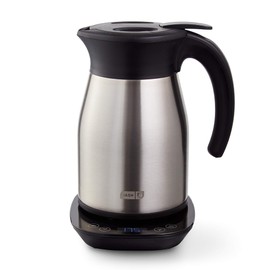 Dash Insulated Electric Kettle, Cordless 1.7L Easy Boil Hot Water Kettle - Stainless Steel, 57oz/1.7L