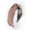axy Headband with Refined Knot and Light Shine – Beautiful