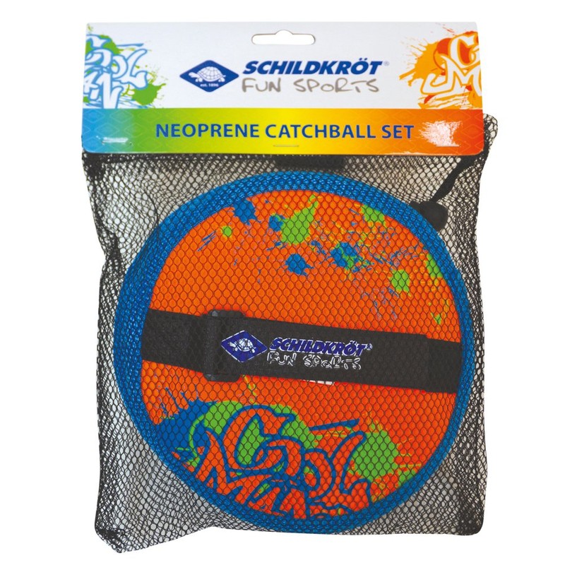 Schildkroet-Funsports Unisex's Neoprene Catch and Play Set, Multi-Colour, Small