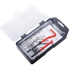Rdrusean Thread Repair Kit M5x0.8mm Helicoil Restoring Thread Repair Tools Wire Insert Kit for Helicoil Type Internal Screw Holes Repairing (M5 x 0.8)