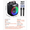 VEVOR Karaoke Machine for Adults, 30W, 6.5-inch Portable Bluetooth Speaker