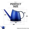 WhaleLife Indoor Watering Can for House Bonsai Plants (1.4L, Blue)