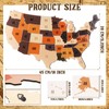 Kigley Wooden Board Map of the United States with 50