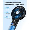 KIBEE Portable Handheld Fan - 5200mAh USB Rechargeable [20H Max