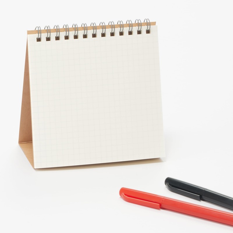 MUJI 84476181 Tabletop Notes, Square, Approx. 4.7 x 4.7 inches