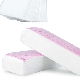 100 Wax Strips, Disposable Professional Hair Removal Tool Hair Removal Paper Professional Beauty Salon Non Woven Paper Shave for Face and Legs, 7.9" x 2.8" (100)