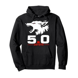 5.0 Coyote Distressed Gift Idea For Adorable Animals Lovers Pullover Hoodie