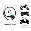 Interruptor de arranque del motor del manubrio universal para motocicleta,