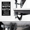 VIVO No Drill Clamp-on 36 inch Mesh Net Under Desk