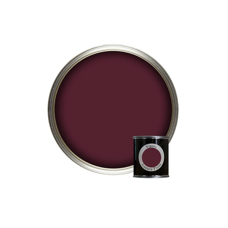 Vintro Matt Emulsion Paint Tester Pot Colour Sample 125ml (Dark