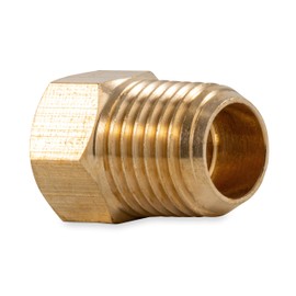 Camco 59953 Propane Fitting - 1/4" Male NPT x 1/4" Female Inverted Flare