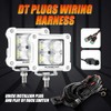 Auxbeam FA Series White Housing LED Pods, 3Inch 40W Spot