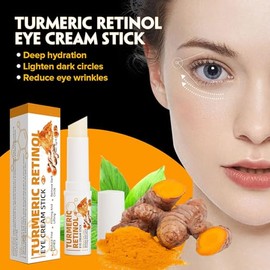 Grospe 2 Barras De Ojos Con Cúrcuma Y Retinol, Bálsamo Hidratante Para Ojeras Y Arrugas, Resultados Visibles En 3-4 Semanas, Antiedad Para La Zona De 