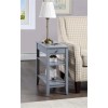 Convenience Concepts American Heritage Three Tier End Table With Drawer