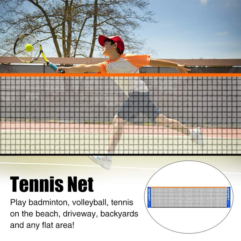 KLOP256 Tennis Net, Badminton Net, Backyard Sport Foldable Portable Badminton