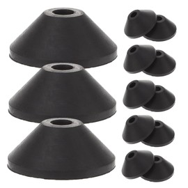 Outanaya 25pcs Sealing Ring Toilet Seat Washer Toilet Installation Kit Toilet Tank Insulation Kit Toilet Tank Seal Toilet Bolt Covers Toilet Tank Gasket Toilet Tank Parts Rubber Black