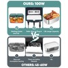 Eocolz Electric Lunch Box Food Heater Warmer 100W, 1.8L Portable