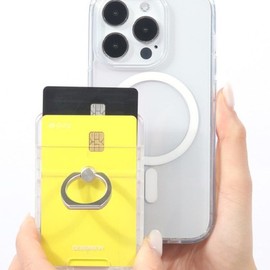 Designskin (신세계김해점)( 유니버셜 ) 맥세이프 카드포켓 스마트톡 - 클리어 ITM36588 (Shinsegae Gimhae Store) (Universal) MagSafe Card Pocket Smart Talk - Clear ITM36588