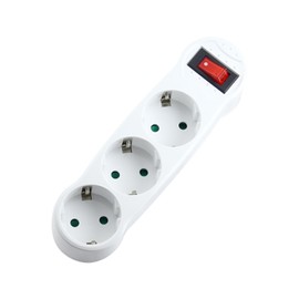 3 Outlet Extender Multi Plug Outlet Splitter Electrical Extender for Travel Business Trip German Standard