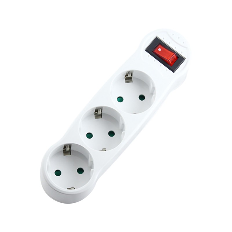 3 Outlet Extender Multi Plug Outlet Splitter Electrical Extender for