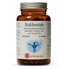 Quintessence Nucleotide 60 Capsules - Multitalent for a Working Body - With 5 Nucleotides - Vegan - Produced in Austria