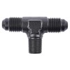 JEGS 101344 AN to NPT Tee Adapter Fitting -4 AN