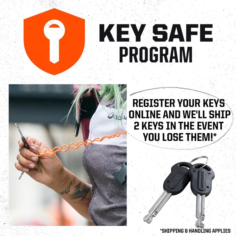 Kryptonite Keeper 510 Folding Bike Lock, Compact Lightweight High Security